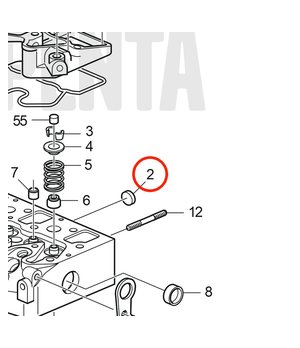 Tapón Expansor Original Volvo Penta 3886428