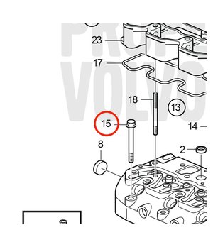 Tornillo Original Volvo Penta 3580311
