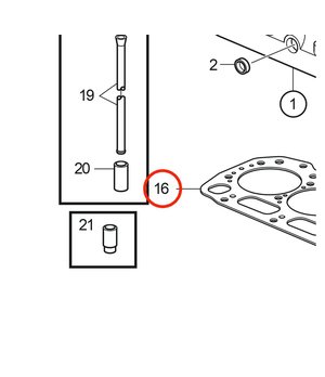 Junta Original Volvo Penta 21192974