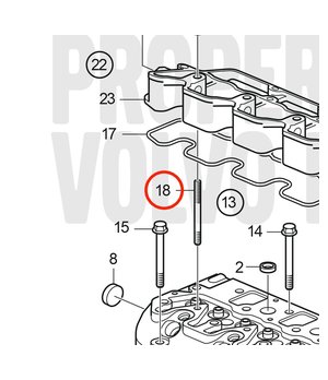Tornillo Bola Original Volvo Penta 861885