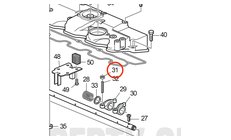Tuerca Original Volvo Penta 861878