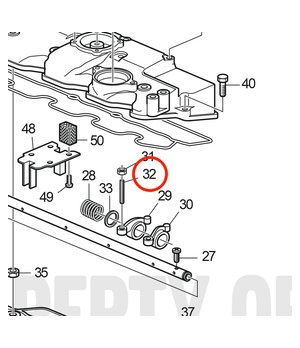 Tornillo Original Volvo Penta 861877