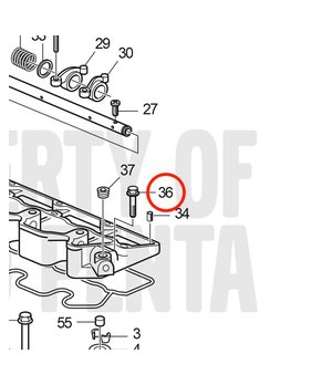 Tornillo Original Volvo Penta 3840802