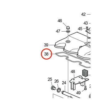 Junta Original Volvo Penta 3887222