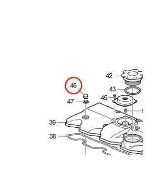 Tuerca Original Volvo Penta 3580241