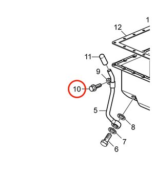 Tornillo Original Volvo Penta 23833003