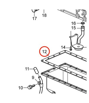 Junta Original Volvo Penta 3840859