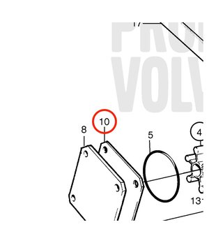 Arandela de Desgaste Original Volvo Penta 844017