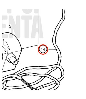 Tronco de Cables Original Volvo Penta 843113
