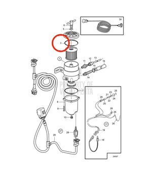 Junta Original Volvo Penta 838504