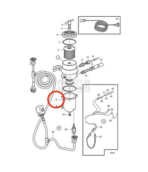 Tazón Original Volvo Penta 3838849