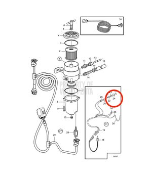 Soporte Original Volvo Penta 838455