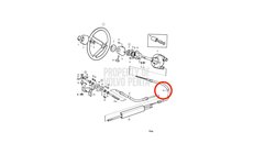Cable de Dirección Original Volvo Penta 3840273