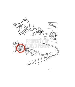 Tuerca Original Volvo Penta 853306