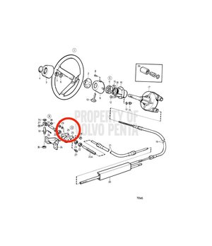 Fijación Original Volvo Penta 828854