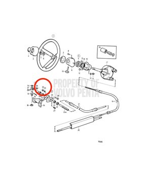 Tuerca de Sujeción Original Volvo Penta 963105