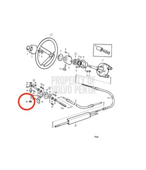Tuerca de Sujeción Original Volvo Penta 963119