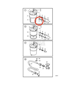 Junta Original Volvo Penta 957177