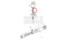 Manguito de Cuero Original Volvo Penta 815579