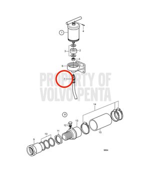 Manguera Original Volvo Penta 833842
