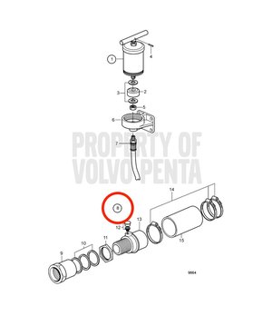 Prensaestopas Original Volvo Penta 859013