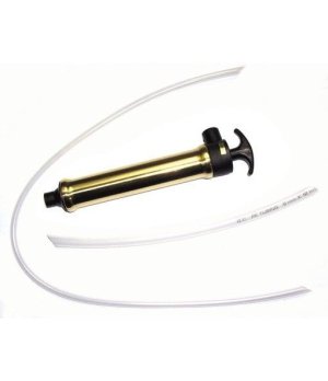 OIL CHANGE PUMPBomba manual para extraer el aceite de motor.
Cuerpo de PVC y latón.
Incluye tubos de nylon flexible