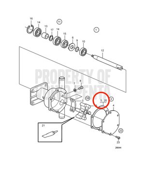 Junta Original Volvo Penta 840385