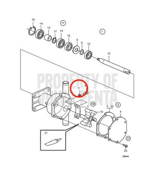 Junta Original Volvo Penta 18669