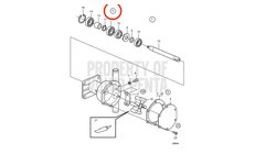 Eje Original Volvo Penta 21951418