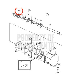 Cojinete de Bolas Original Volvo Penta 181717