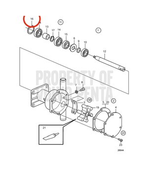 Circlip Original Volvo Penta 914515