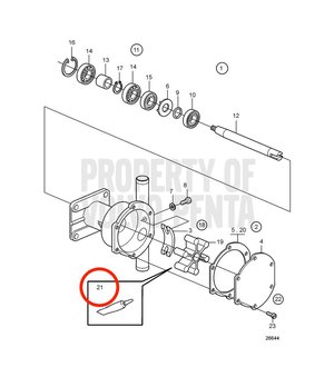 Lubricante para Rodetes Original Volvo Penta 3862178
