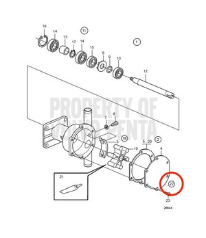 Juego de Tornillos Original Volvo Penta 21951302