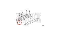 Tuerca Embridada Original Volvo Penta 990941
