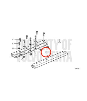 Soporte de Motor Original Volvo Penta 22594878