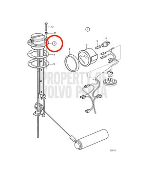 Sensor de Tanque Original Volvo Penta 834389