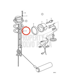 Brida Original Volvo Penta 834480