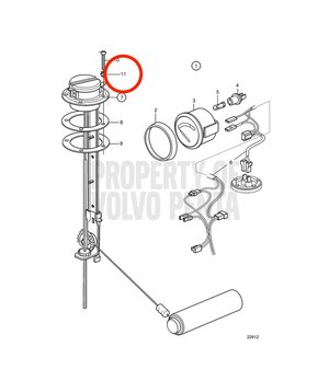 Junta Original Volvo Penta 834481
