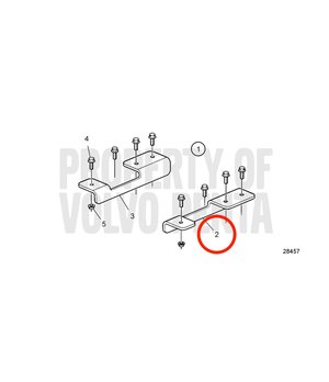 Soporte de Motor Original Volvo Penta 22410173