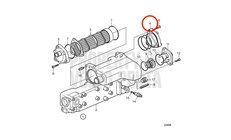 Placa Final Original Volvo Penta 3842021