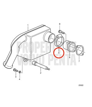 Clip Original Volvo Penta 21246695