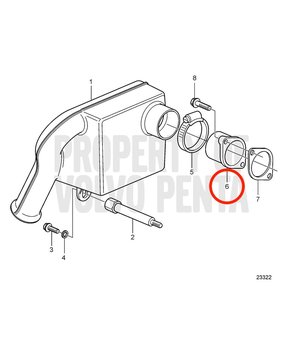 Adaptador Original Volvo Penta 3884971