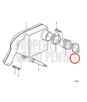 Junta Original Volvo Penta 3809667