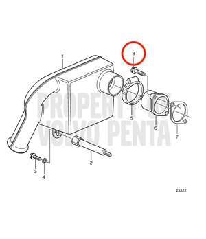 Tornillo Original Volvo Penta 3580013
