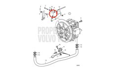 Tuerca de Sujeción Original Volvo Penta 945467