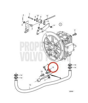 Abrazadera Original Volvo Penta 952637