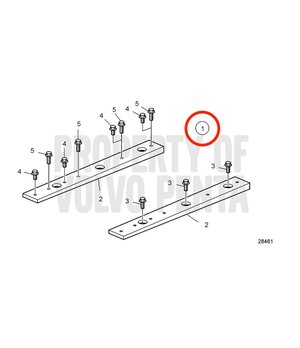 Engine Bracket Kit Original Volvo Penta 22567205