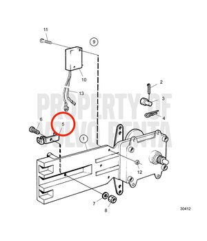 Soporte Original Volvo Penta 853423