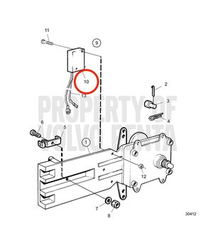 Interruptor Basculante Original Volvo Penta 850200