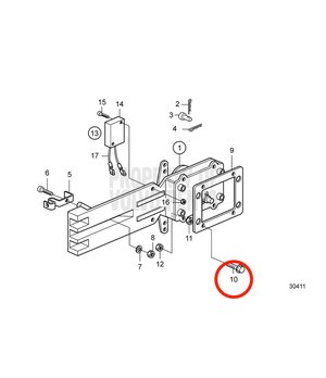 Tornillo Hexagonal Original Volvo Penta 963548